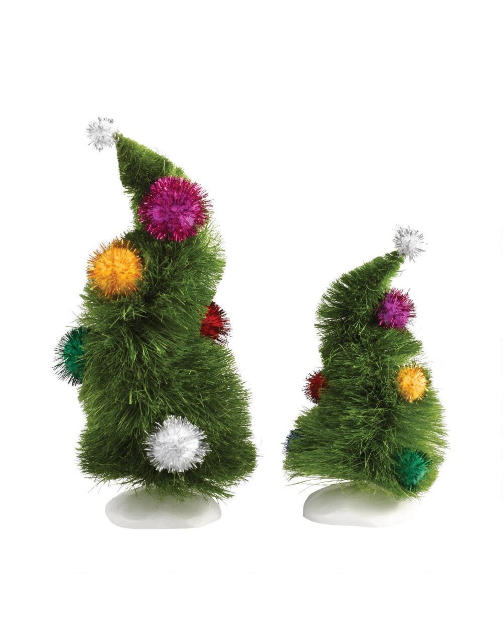 Department 56 Grinch Wonky Trees (Set of 2)