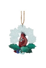 Jim Shore Cardinal Snowflake Ornament