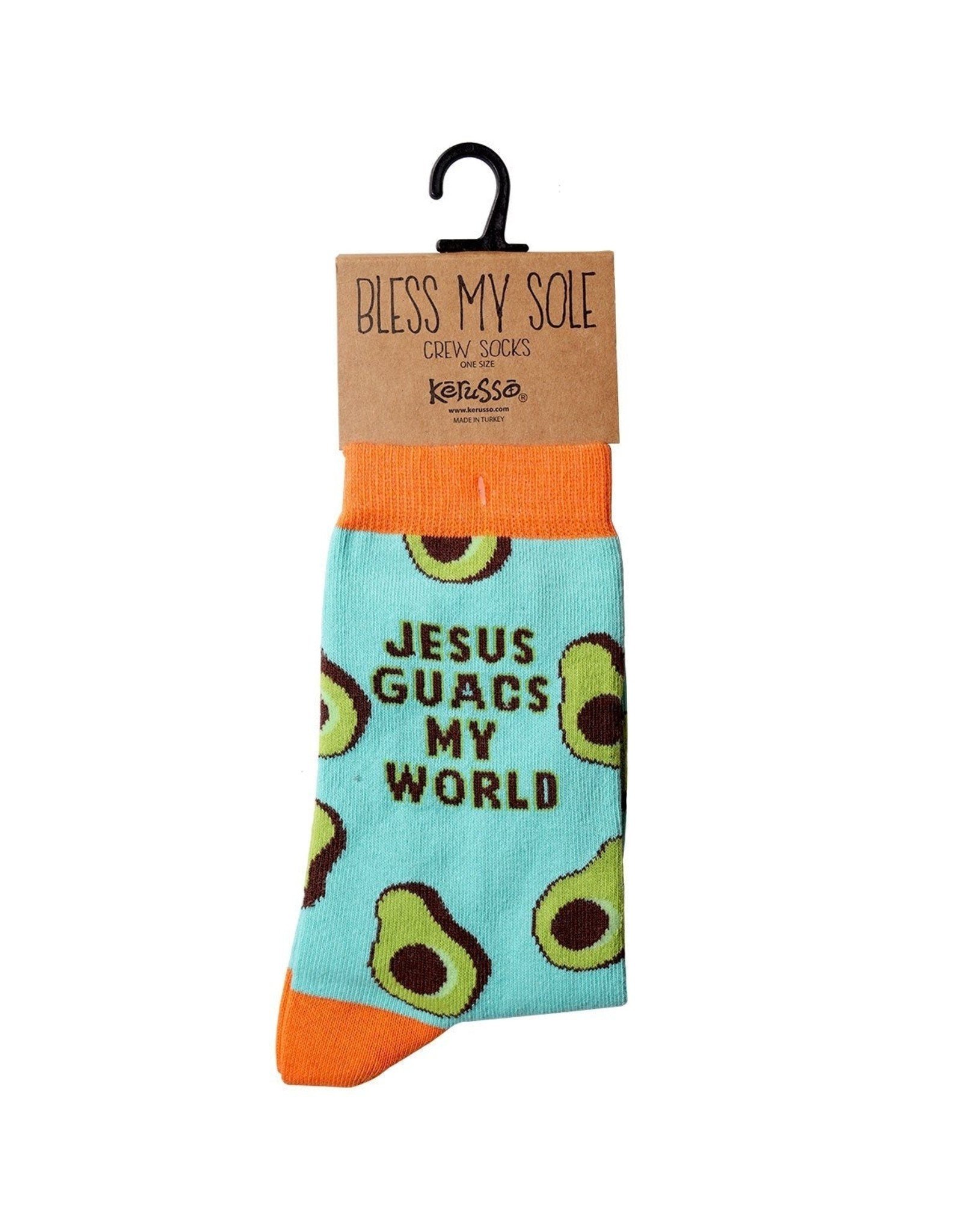 Kerusso "Jesus Guacs My World" Socks