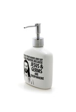 Enesco Jesus & Germs Soap Dispenser