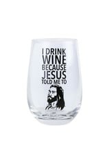 Enesco Jesus Stemless Wine Glass