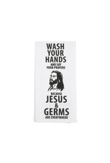 Enesco Jesus & Germs Tea Towel