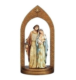 Roman Ornate Holy Family in Arch