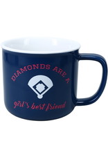 PGC "Diamonds Are a Girl's Best Friend" Softball Mug