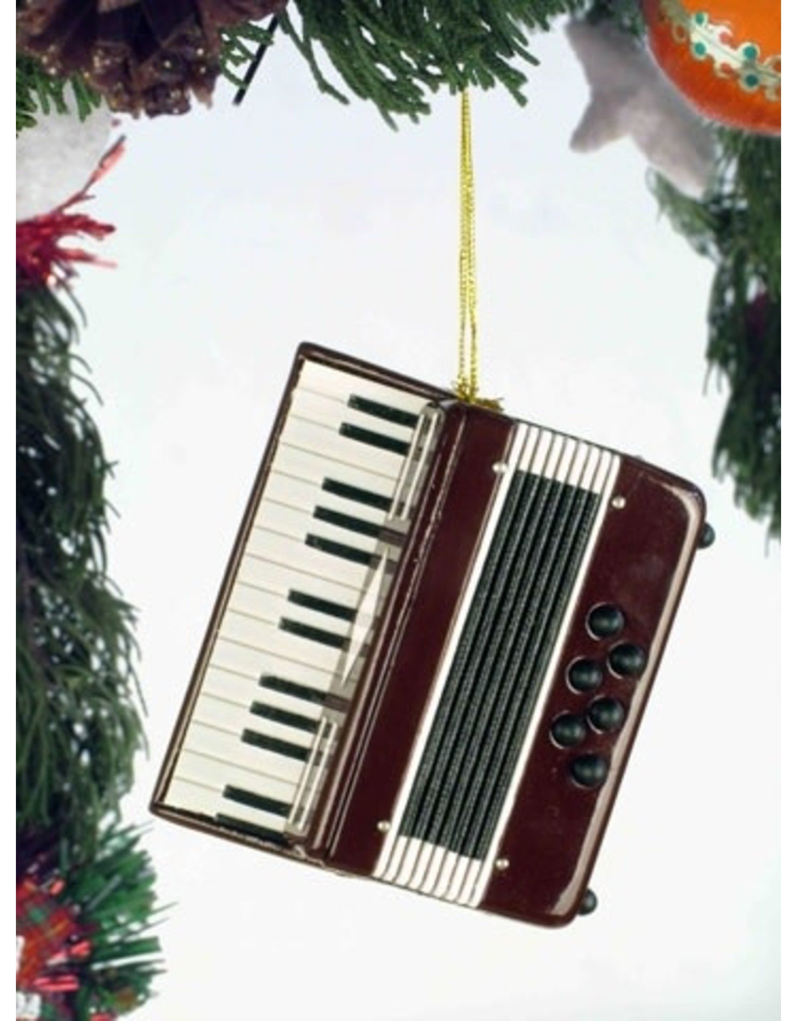 Broadway Gift Co Burgundy Accordion Ornament