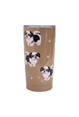 E&S Pets Black Shih Tzu Tumbler