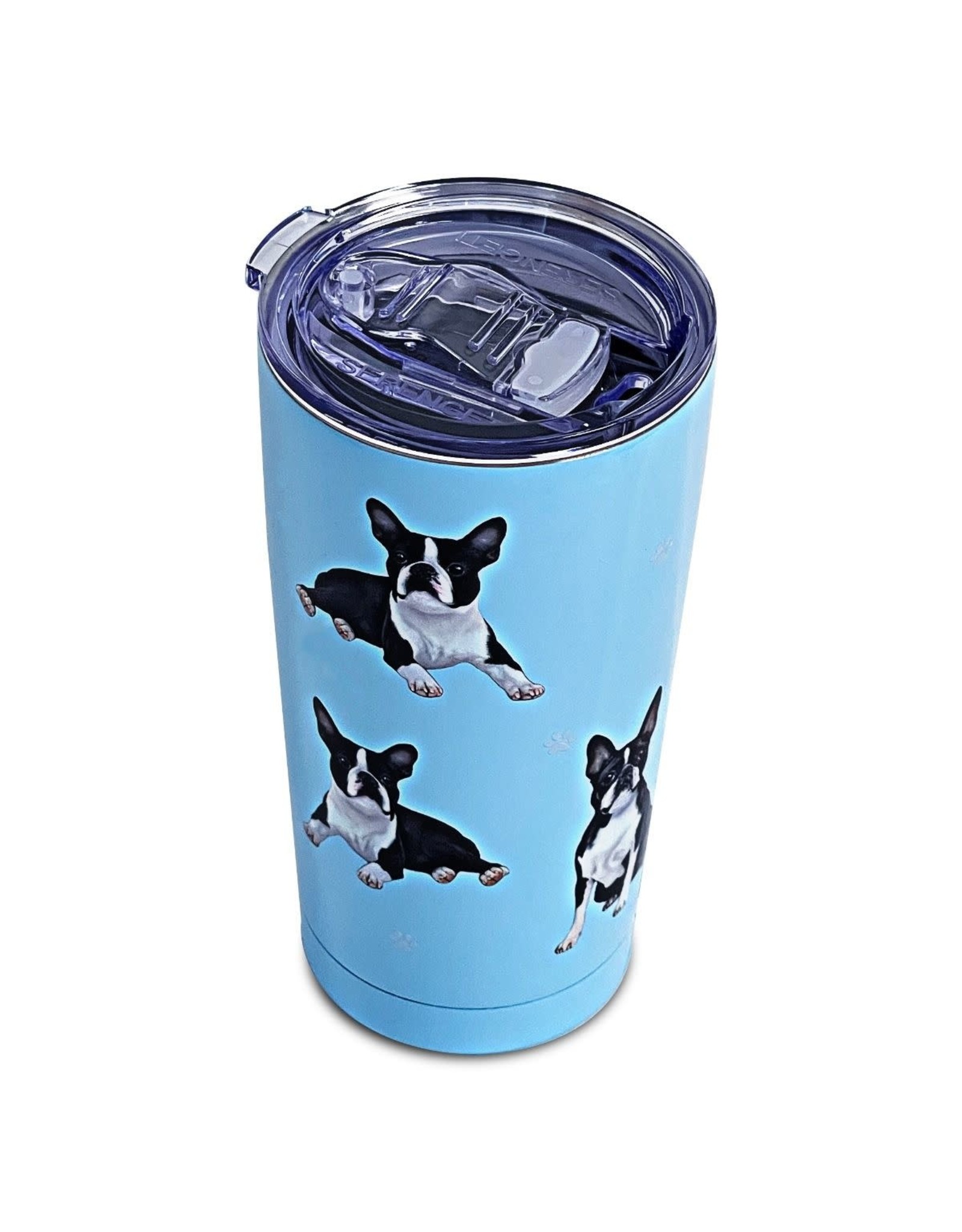 E&S Pets Boston Terrier Tumbler