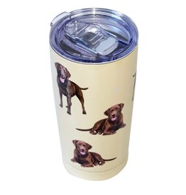 E&S Pets Chocolate Labrador Tumbler