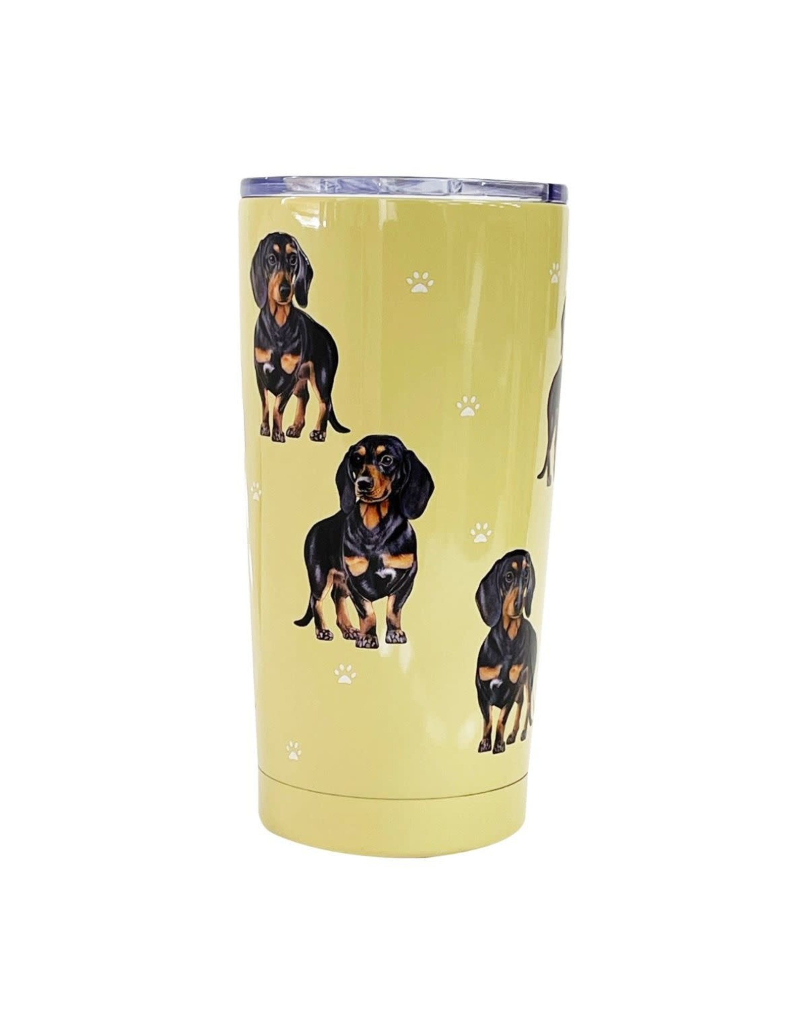 E&S Pets Black Dachshund Tumbler