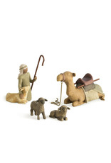 Willow Tree Shepherd & Stable Animals (4pc)