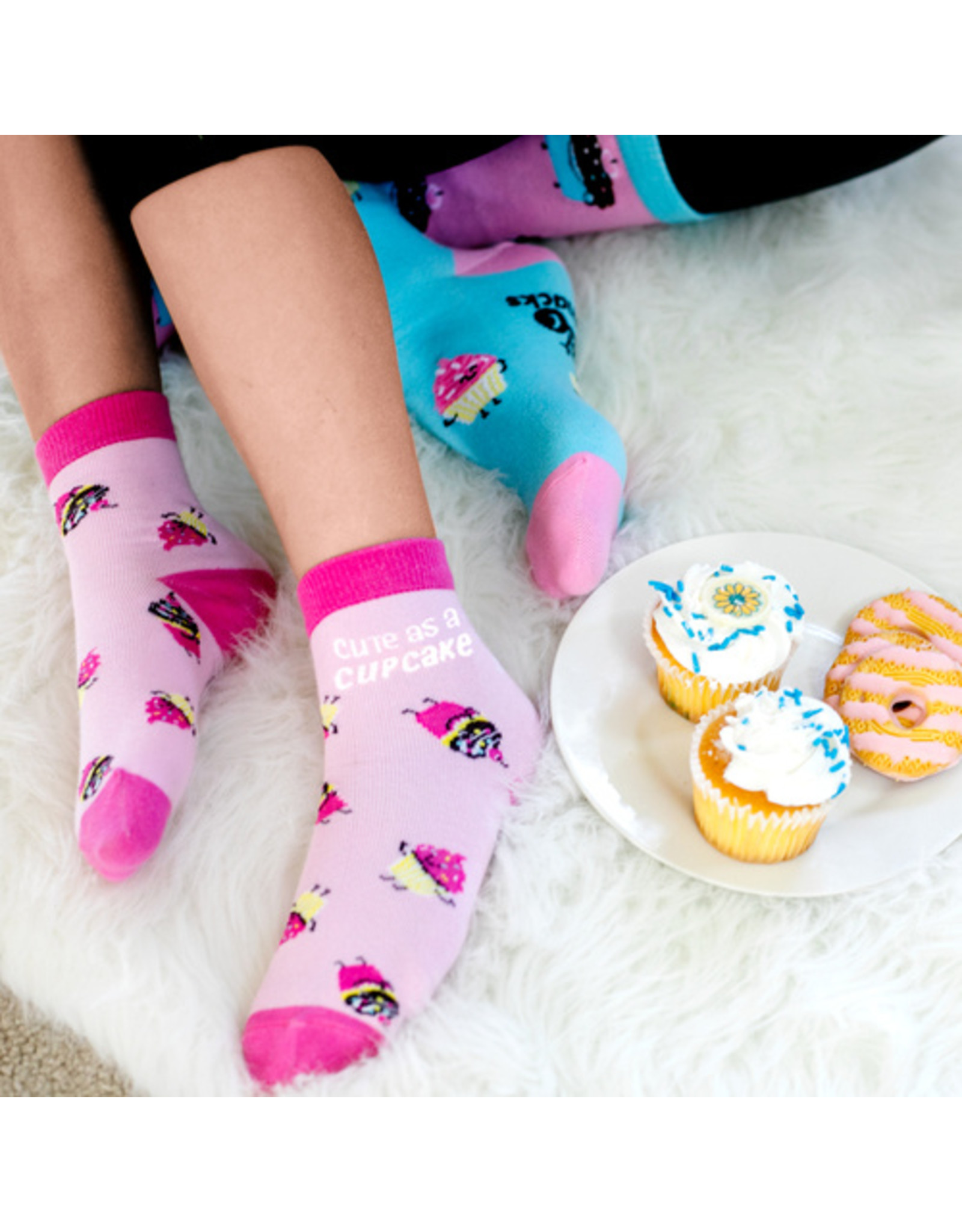 PGC "Cute as a Cupcake" Youth Socks (S/M)