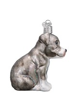 Old World Christmas Pitbull Pup Ornament