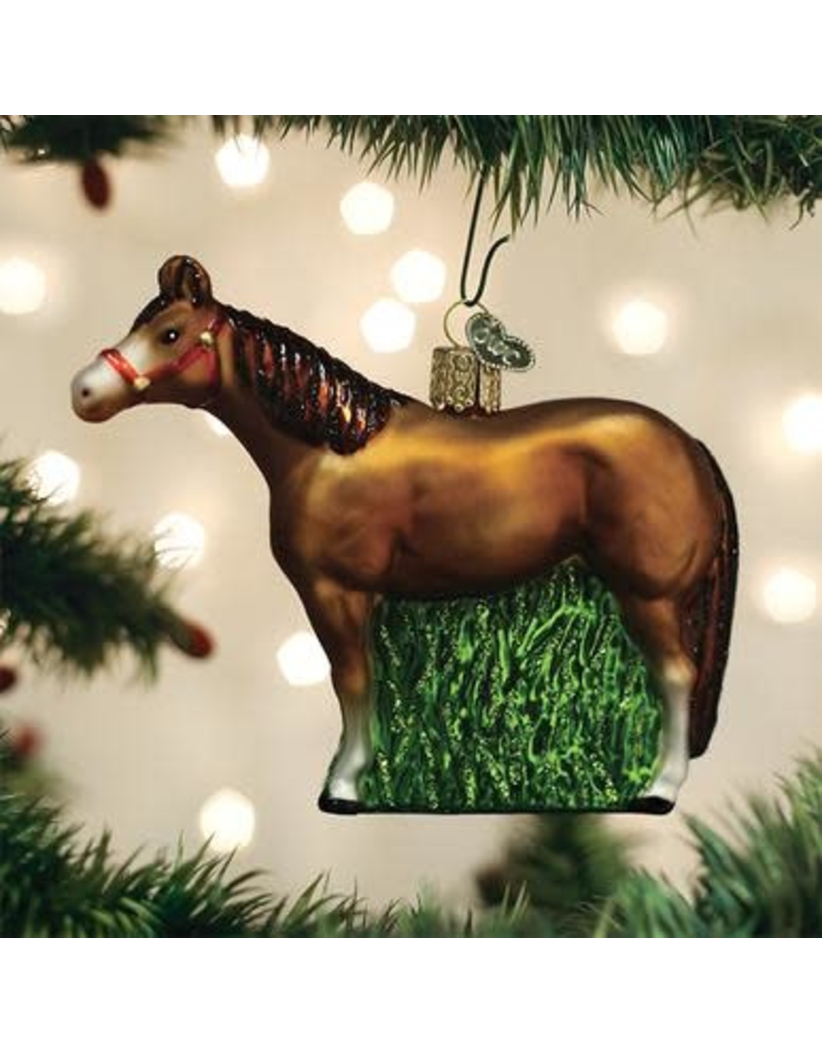 Old World Christmas Quarter Horse Ornament