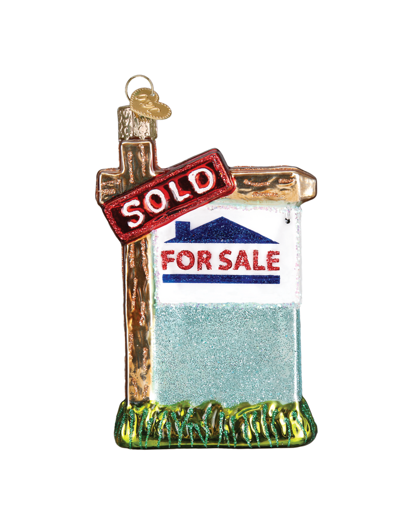 Old World Christmas Realty Sign Ornament