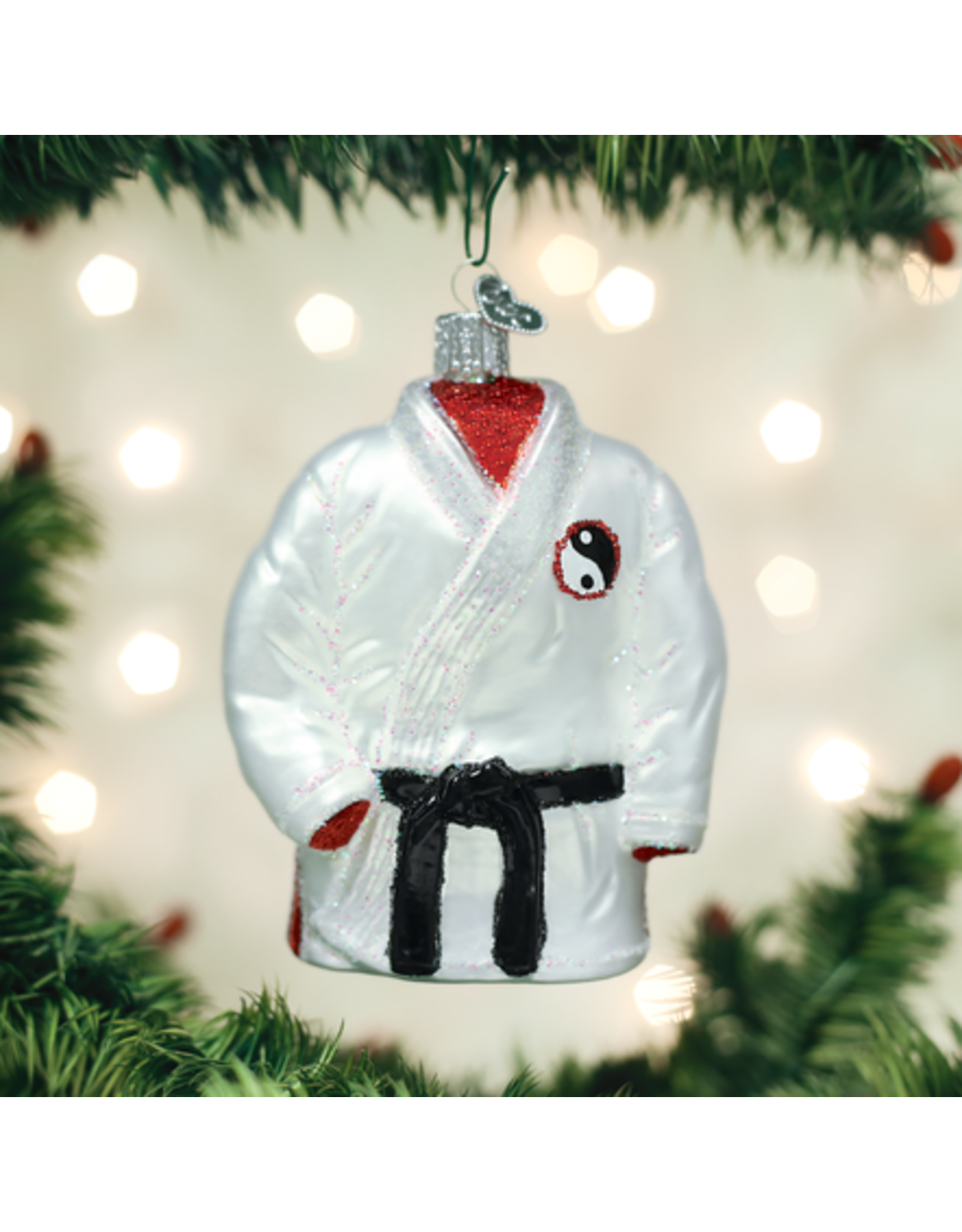 Old World Christmas Martial Arts Robe Orn
