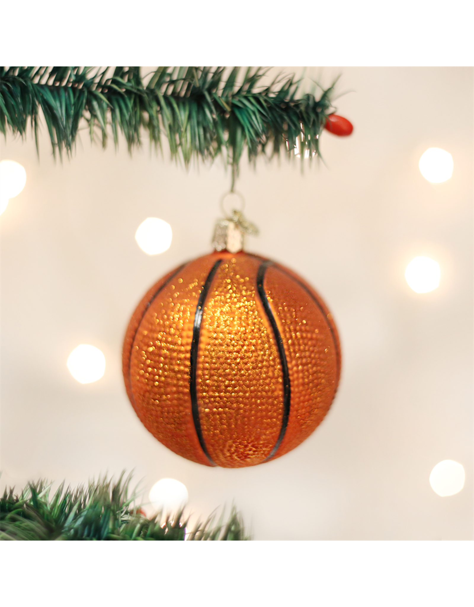 Old World Christmas Basketball Ornament