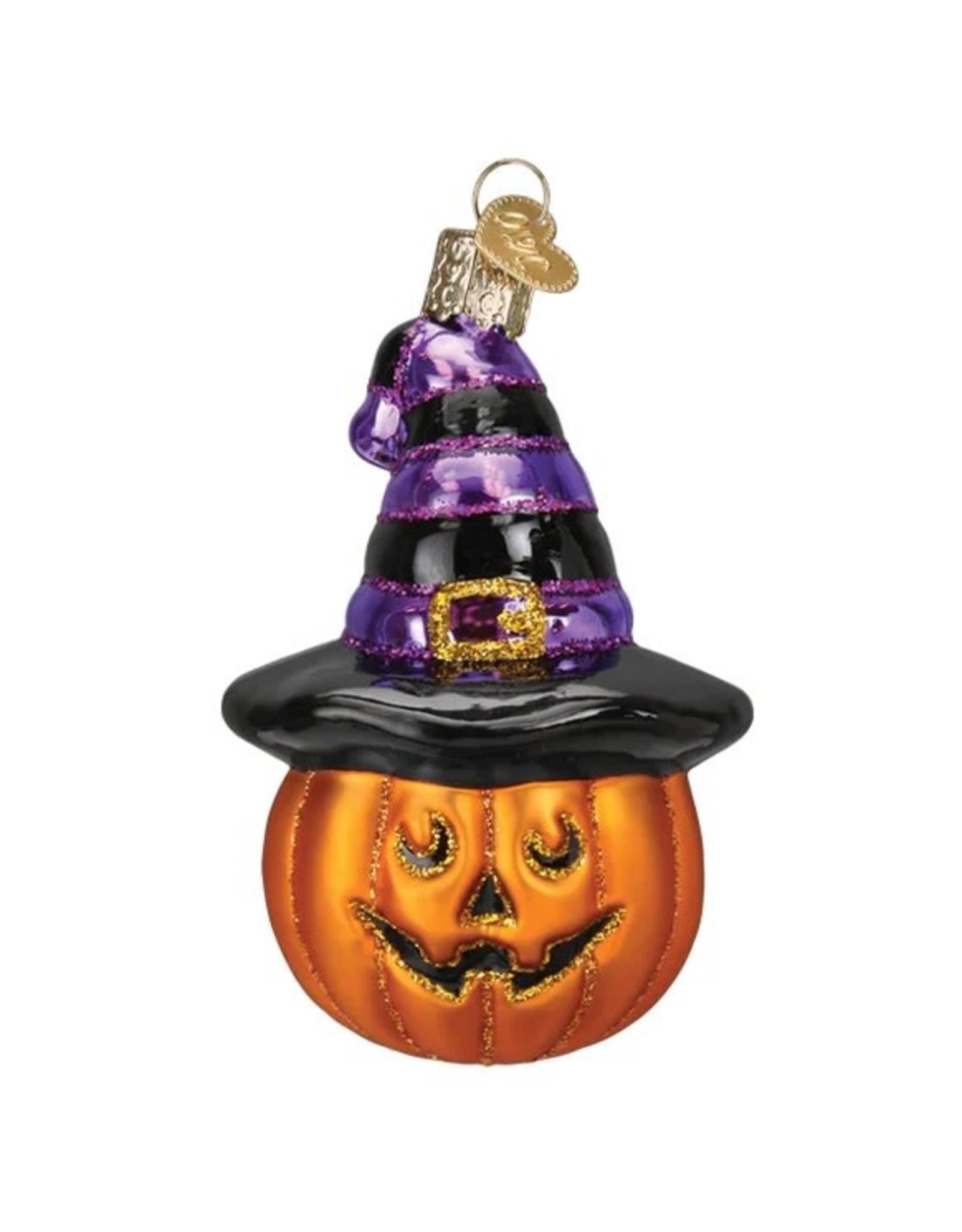 Old World Christmas Witch Pumpkin Ornament