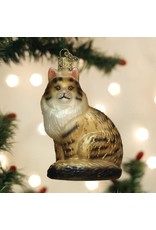 Old World Christmas Maine Coon Cat Ornament