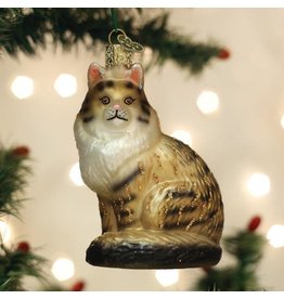 Old World Christmas Maine Coon Cat Ornament