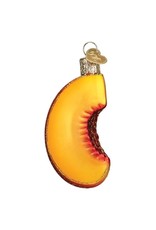 Old World Christmas Peach Slice Ornament