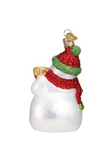Old World Christmas Snowman with Broom Ornament
