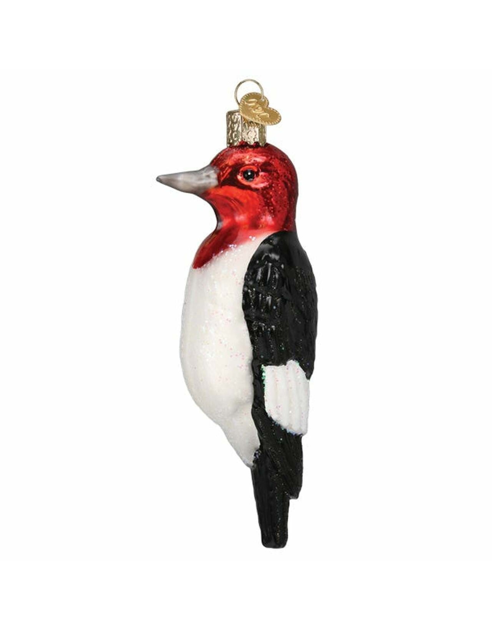Old World Christmas Red-Headed Woodpecker Ornament