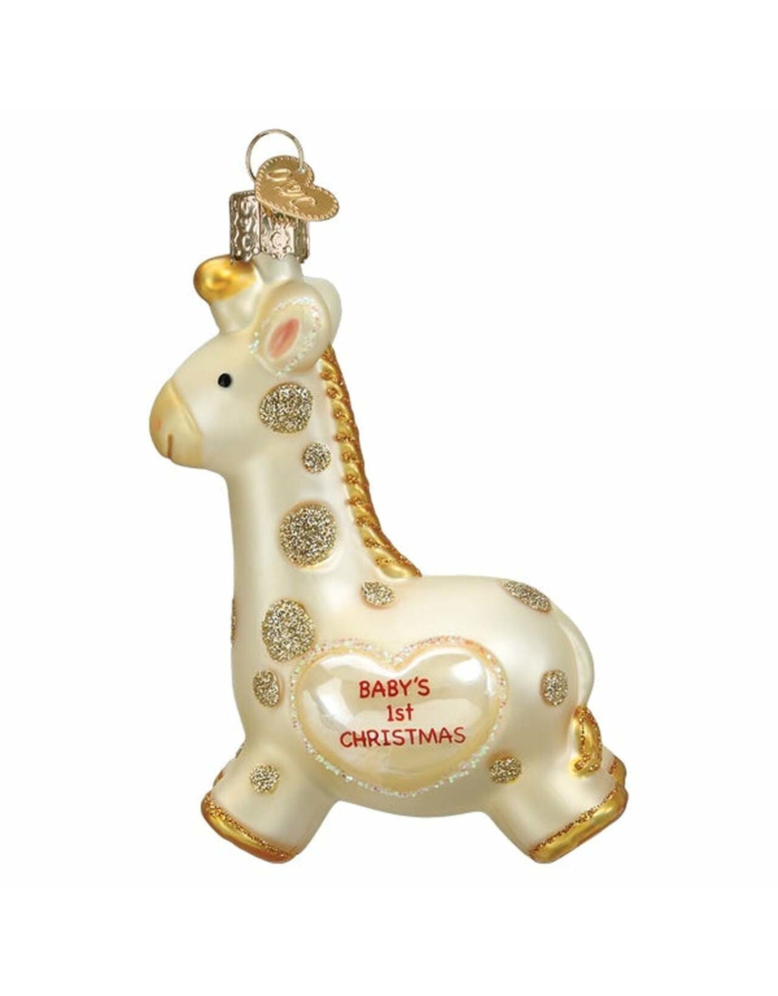 Old World Christmas Baby's First Giraffe Ornament