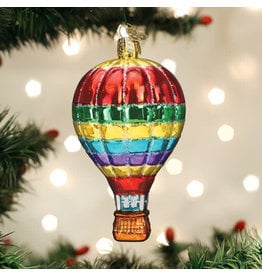 Old World Christmas Vibrant Hot Air Balloon Ornament