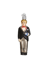 Old World Christmas Blonde Groom Ornament