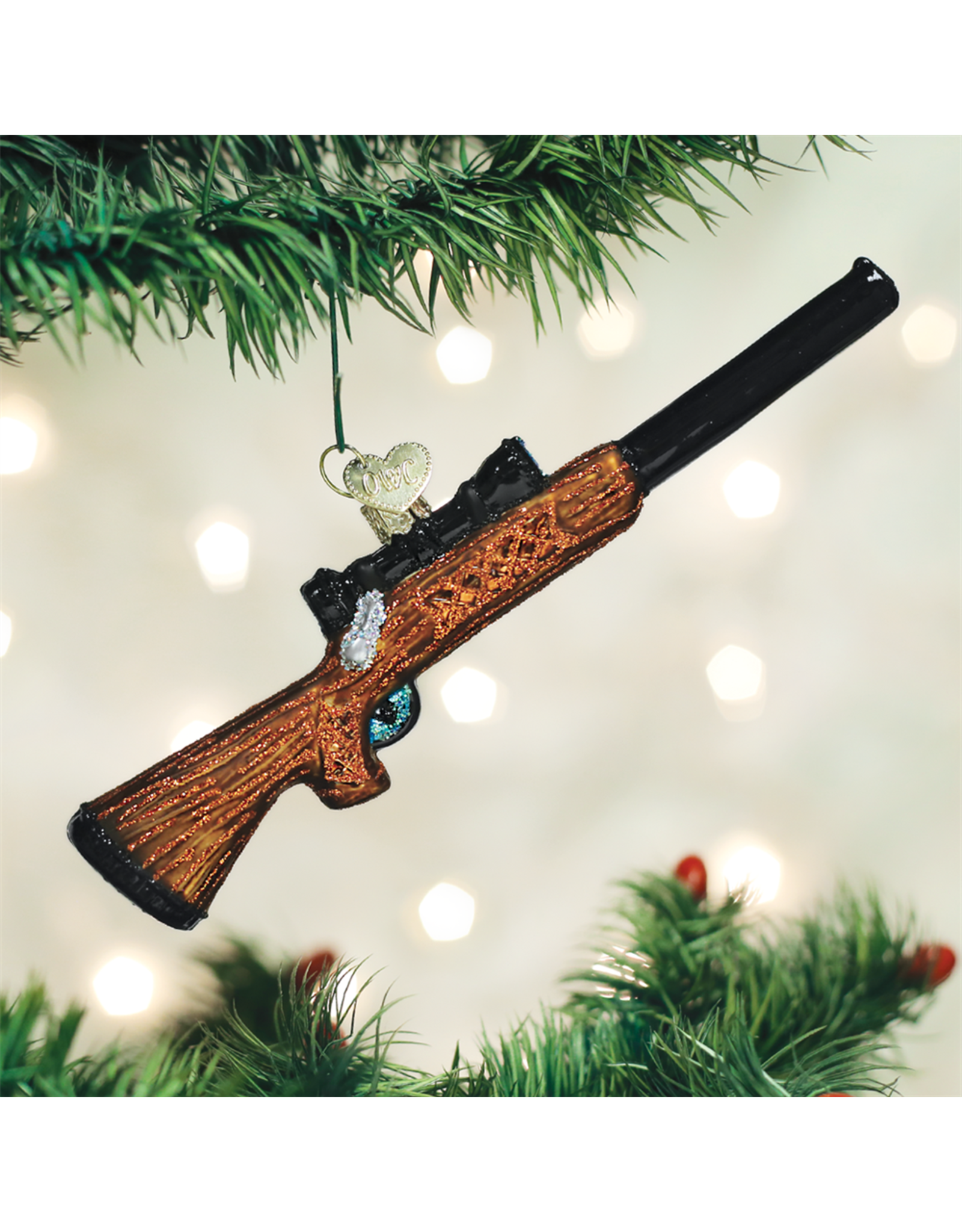 Old World Christmas Rifle Ornament