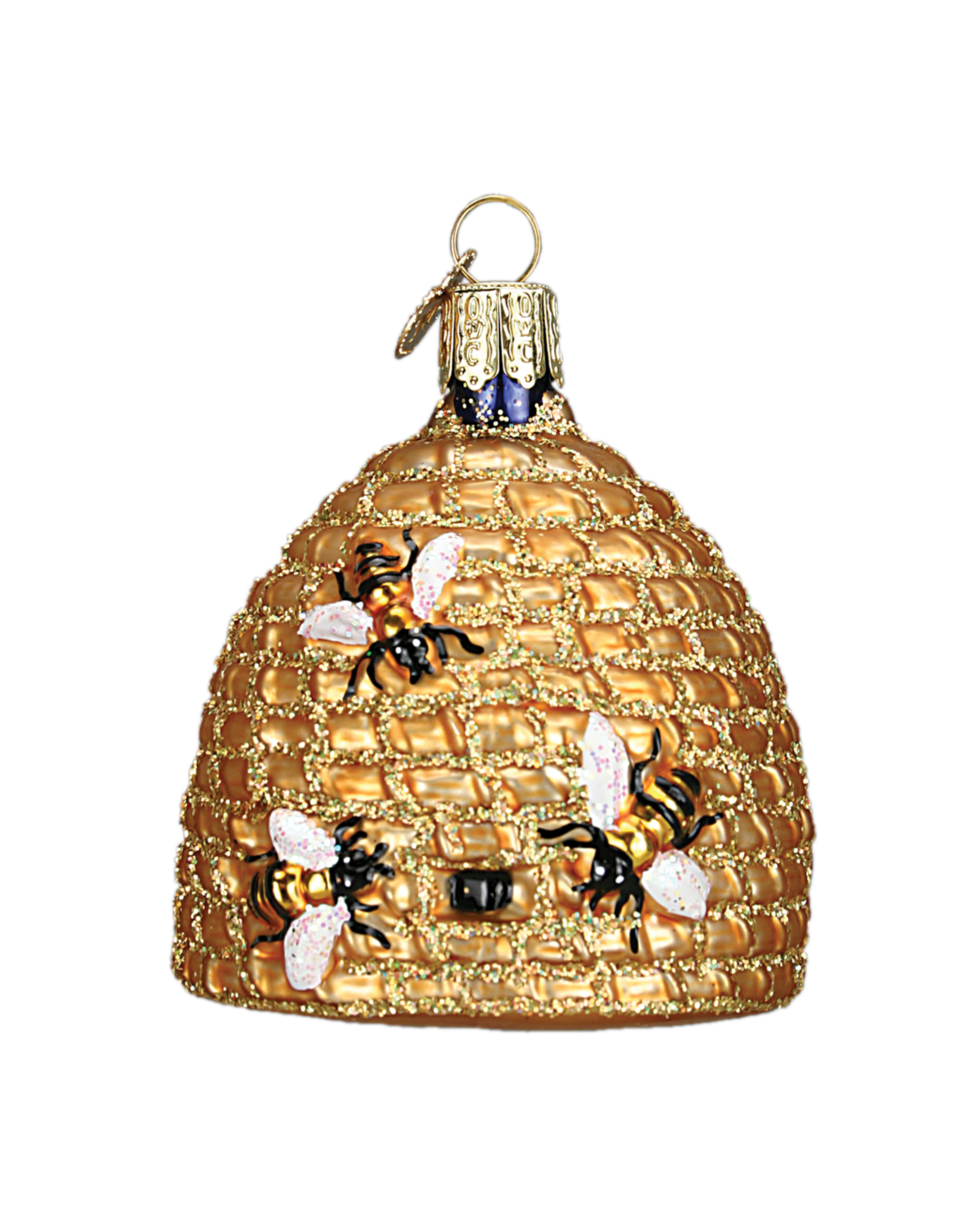 Old World Christmas Bee Skep Ornament