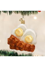 Old World Christmas Bacon And Eggs Ornament