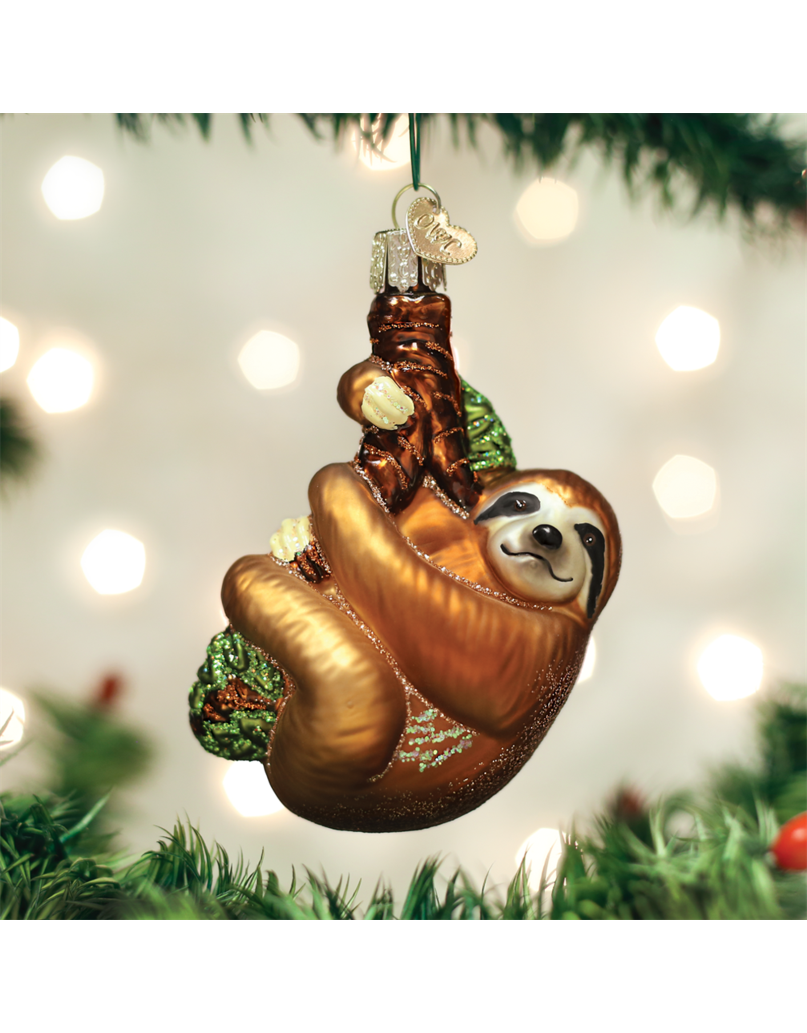 Old World Christmas Sloth Ornament