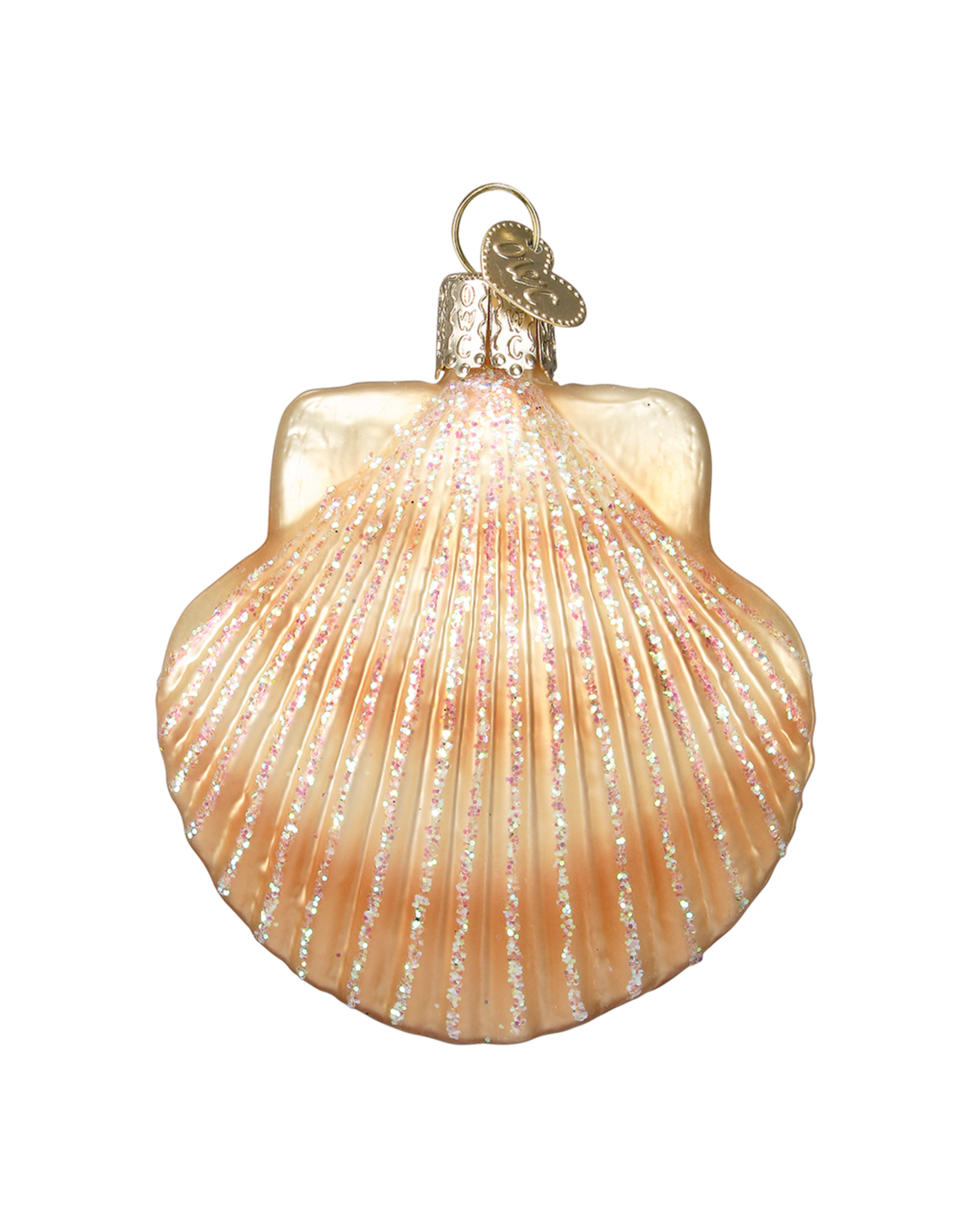 Old World Christmas Scallop Clam Shell Ornament
