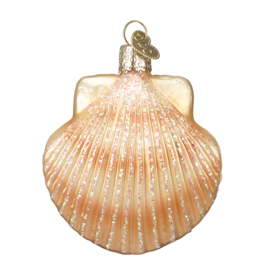 Old World Christmas Scallop Clam Shell Ornament