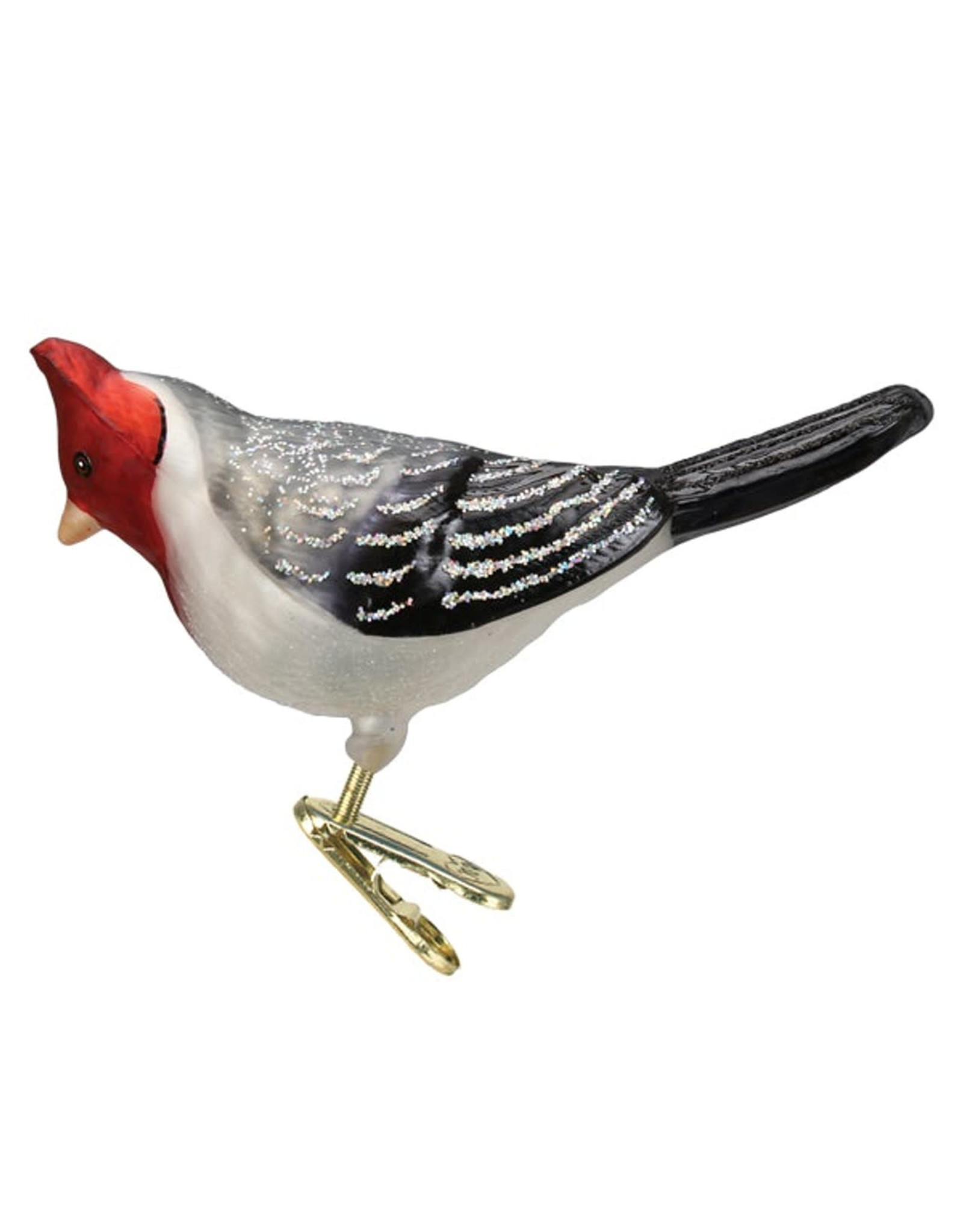 Old World Christmas Red-Crested Cardinal Clip Ornament