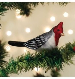 Old World Christmas Red-Crested Cardinal Clip Ornament