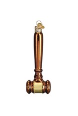 Old World Christmas Gavel Ornament