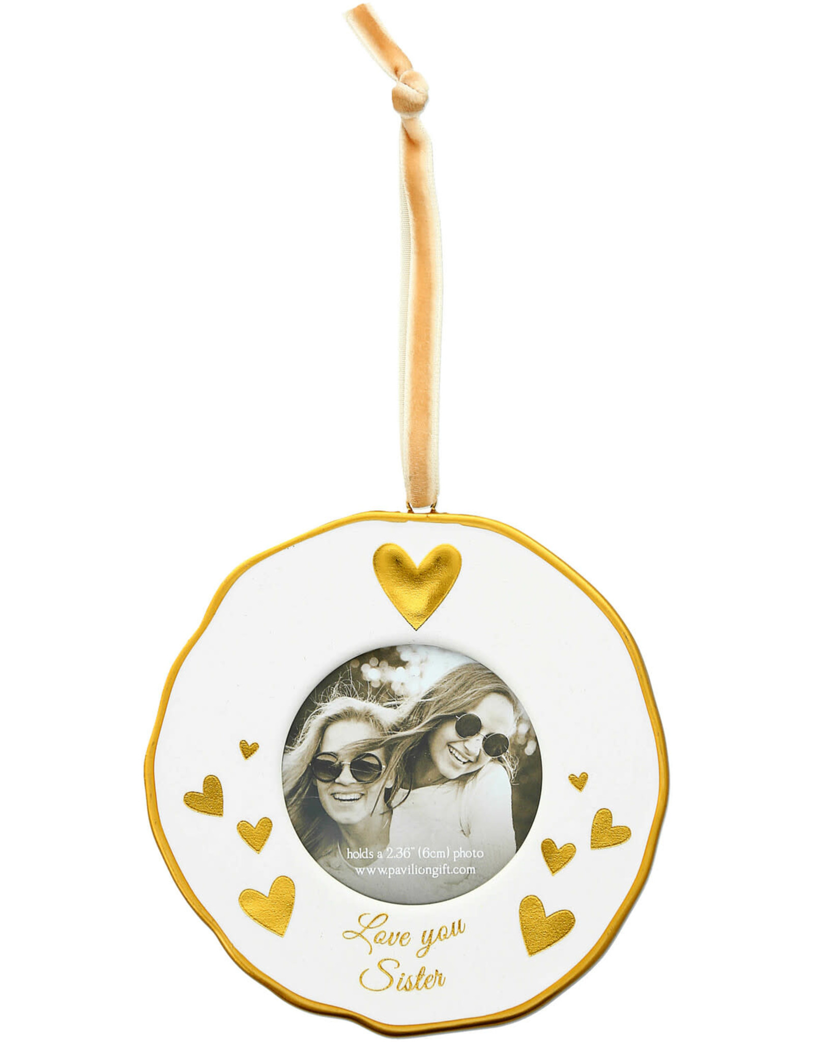 PGC Love You Sister Photo Frame Ornament