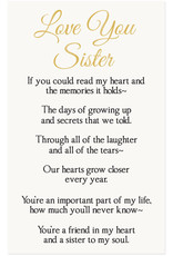 PGC Love You Sister Photo Frame Ornament