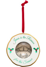 PGC Jesus Is The Reason For The Season Photo Frame Ornament