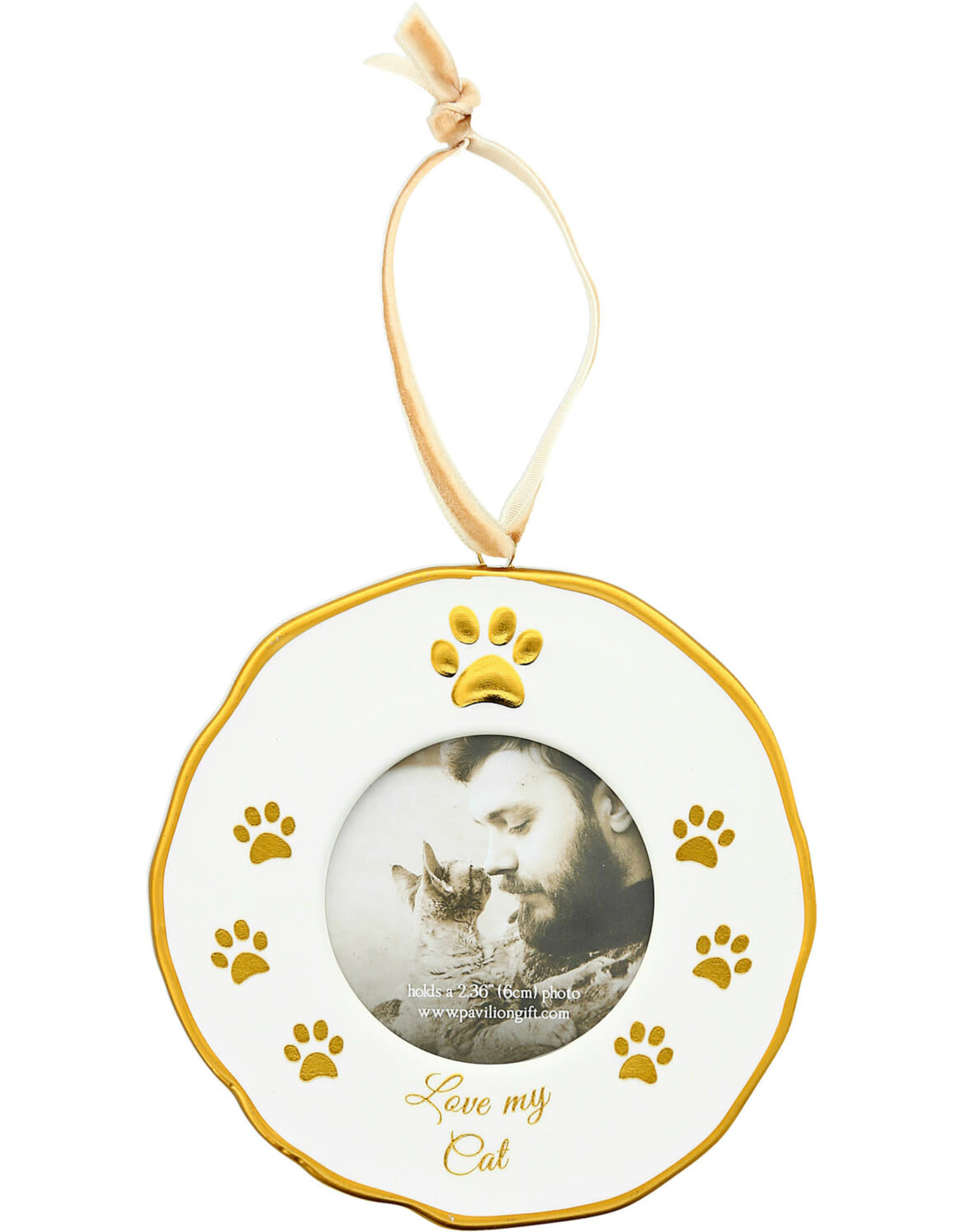 PGC Love My Cat Photo Frame Ornament