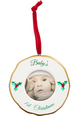 PGC Baby's 1st Christmas Photo Frame Ornament 4"