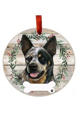 E&S Pets Australian Cattle Dog Wreath Ornament