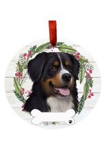 E&S Pets Bernese Mt. Dog Wreath Ornament