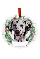 E&S Pets Dalmatian Wreath Ornament