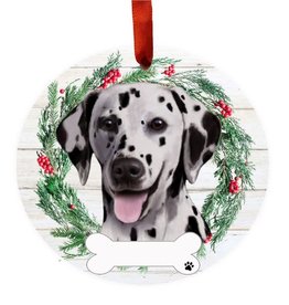E&S Pets Dalmatian Wreath Ornament
