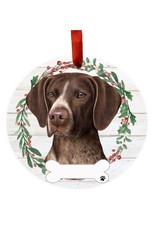E&S Pets German Shorthaired Pointer Wreath Ornament