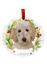 E&S Pets Goldendoodle Wreath Ornament
