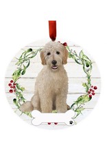E&S Pets Goldendoodle Full Body Wreath Ornament